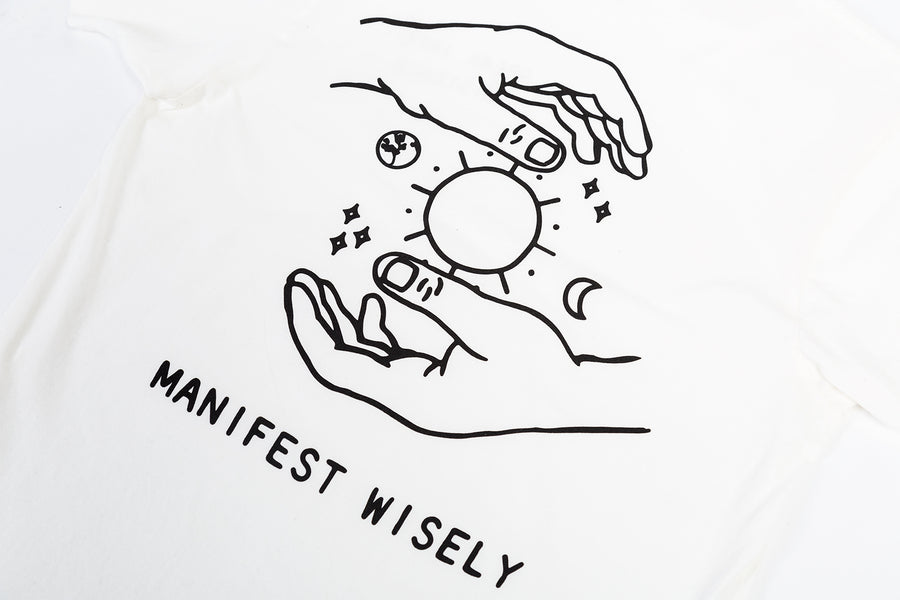 Manifest Wisely T-Shirt (White)